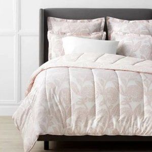 The Company Store Legends Hotel Stencil Damask Cotton Sateen Duvet Cover